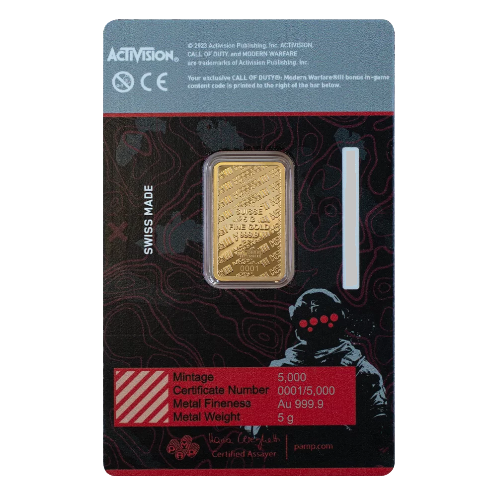 Pamp Call of Duty: Modern Warfare III Gold 5g Bar