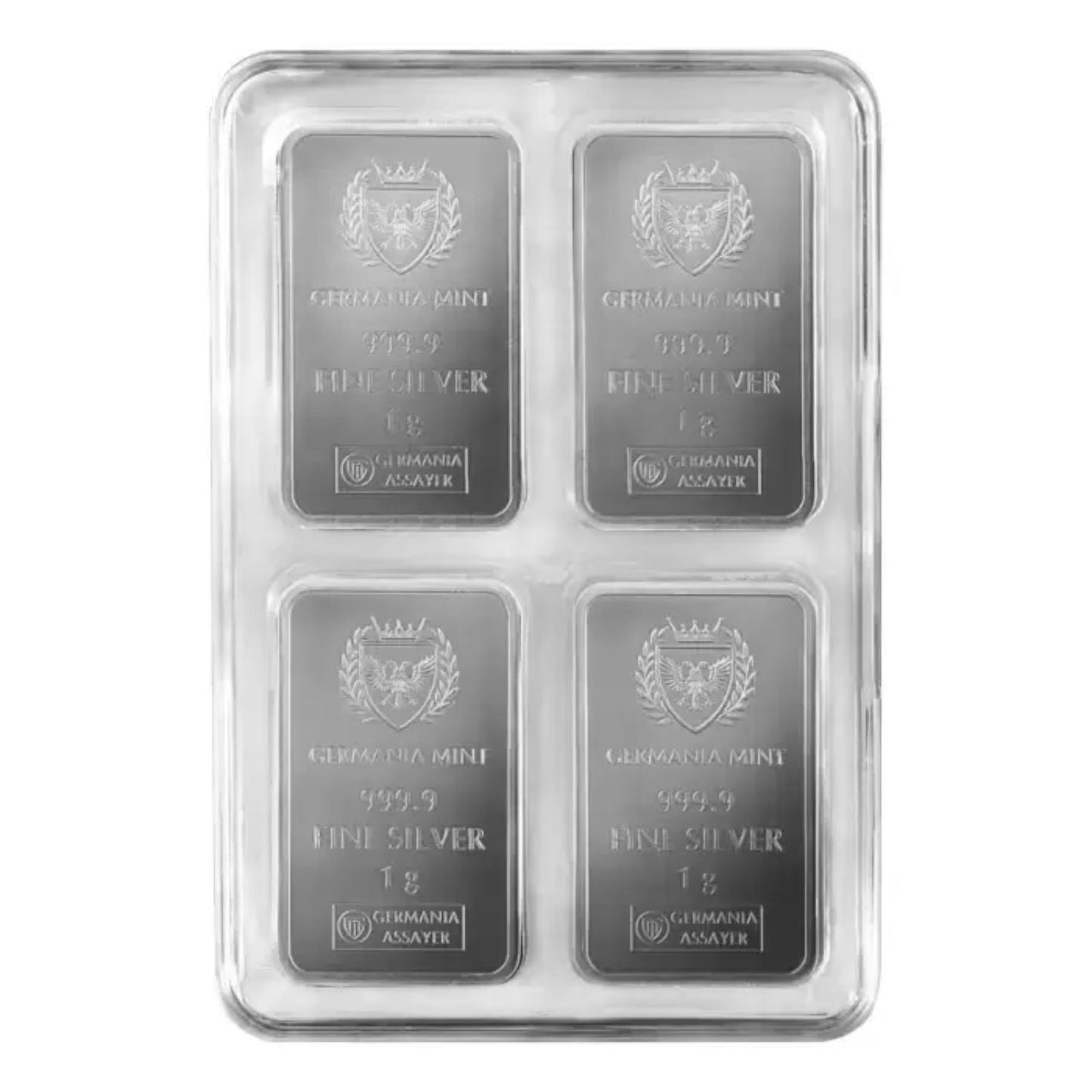 Germania Mint MultiBar 100x1g Silver 100g