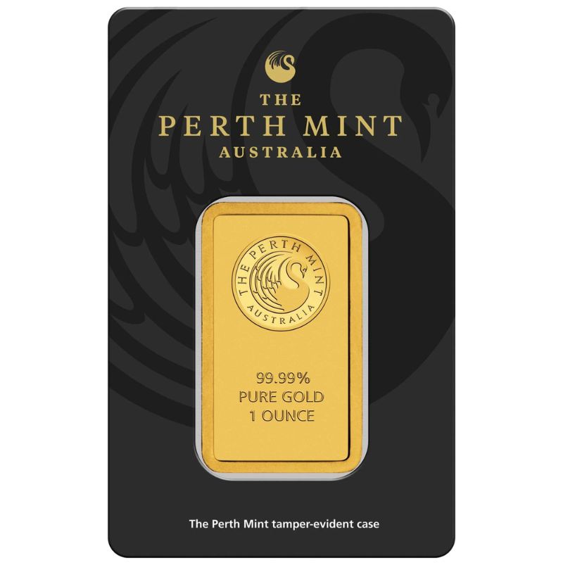 Perth Mint Gold 1oz Minted Bar