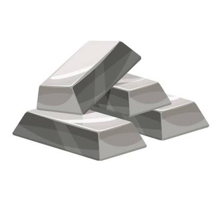 Locally Produced Silver 1Kg Cast Bar