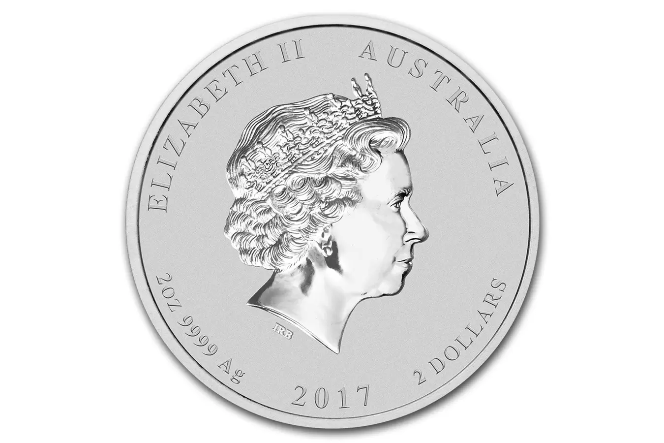 Perth Mint 2017 Lunar Rooster Silver 2oz Coin