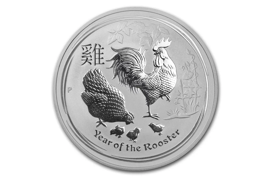 Perth Mint 2017 Lunar Rooster Silver 2oz Coin