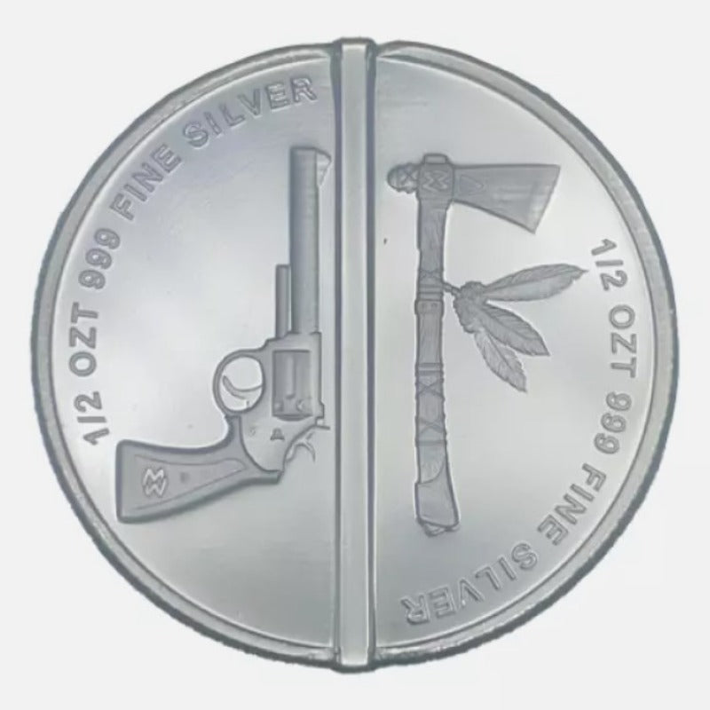 Elemetal Western Warrior Divisible Silver 1oz Round