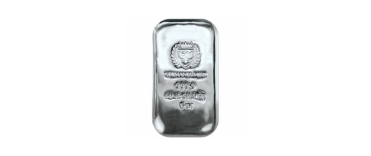 Germania Silver 1oz Cast Bar