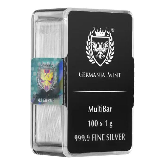 Germania Mint MultiBar 100x1g Silver 100g
