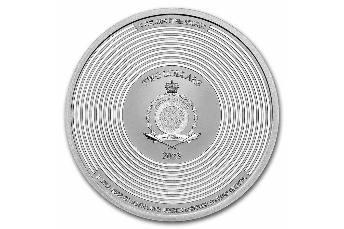 Niue 2023 Kiss 50th Anniversary Silver 1oz Coin