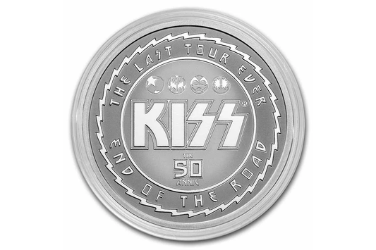 Niue 2023 Kiss 50th Anniversary Silver 1oz Coin