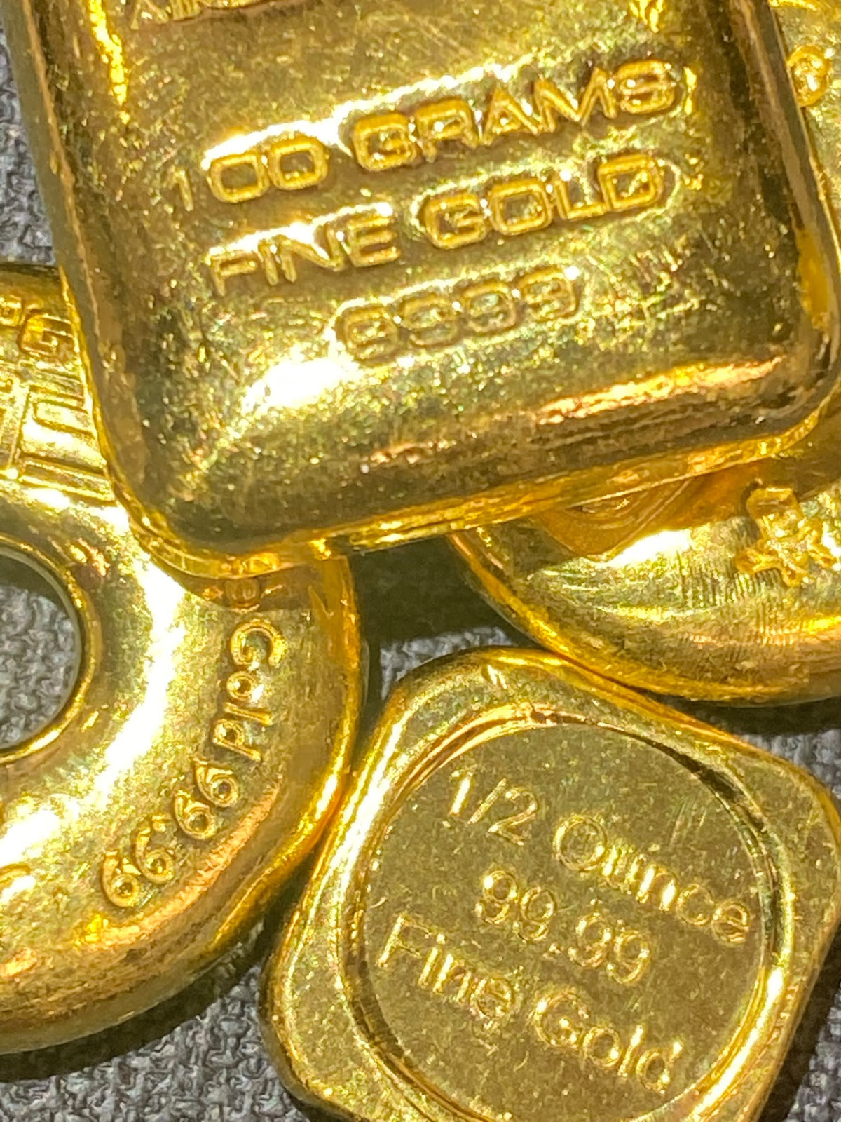 Locally Produced Gold 50g Cast Bar