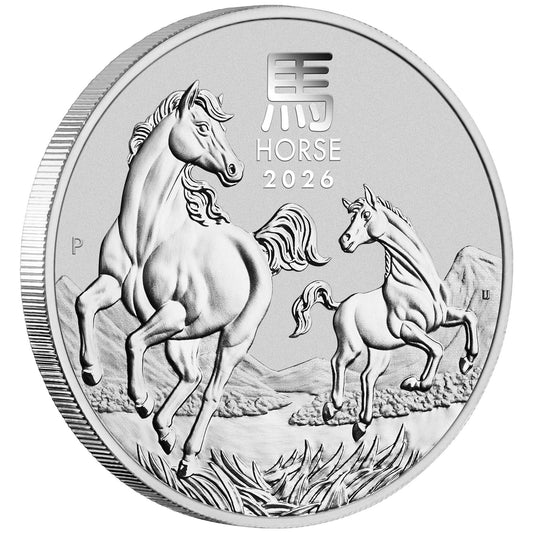 Perth Mint 2026 Lunar Horse Silver 5oz Coin
