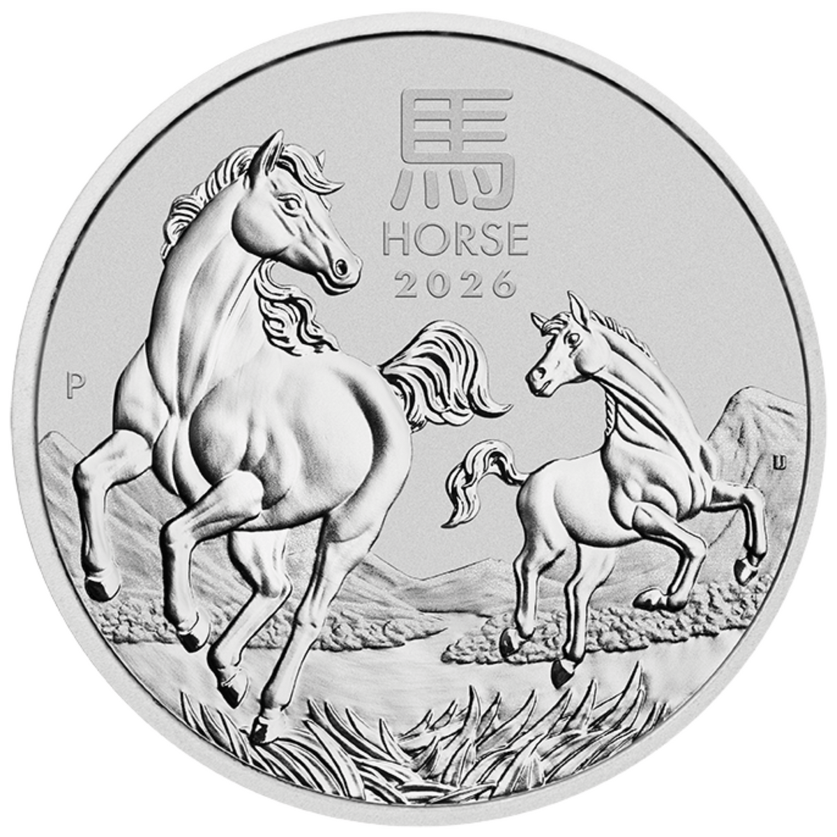 Perth Mint 2026 Lunar Horse Silver 1Kg Coin