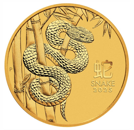 Perth Mint 2025 Lunar Snake Gold 1oz Coin