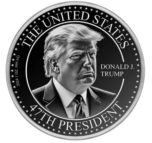 2024 Trump 47th President Silver 1oz Coin